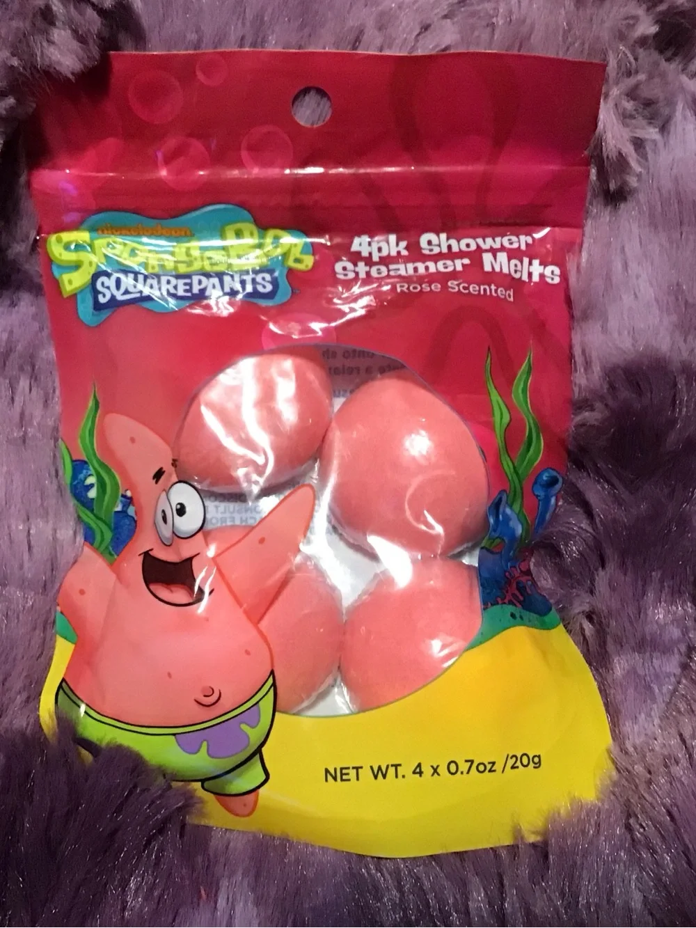 SpongeBob SquarePants Yellow & Pink Shower Steamer Melts - Pack of 4